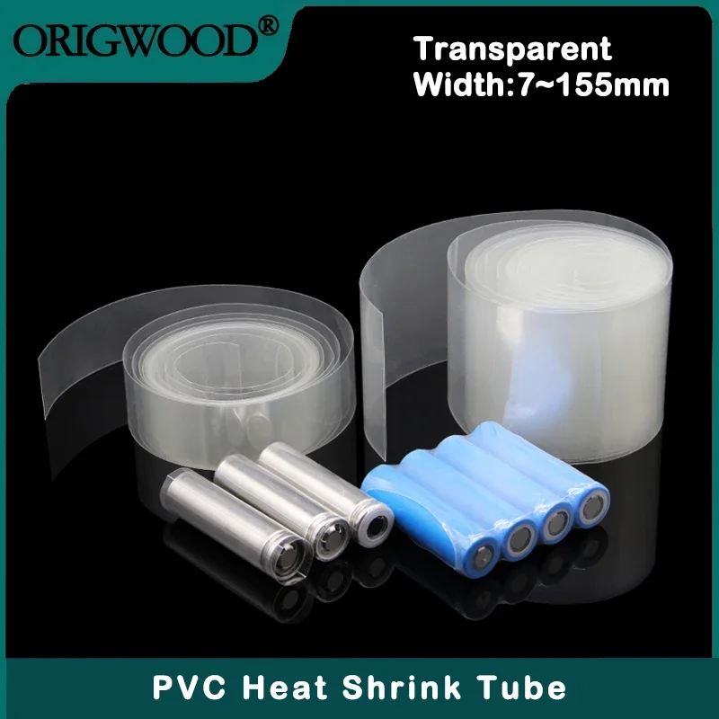 Shrink Sleeve Pvc - 7~ 155mm Transparent PVC Heat Shrink