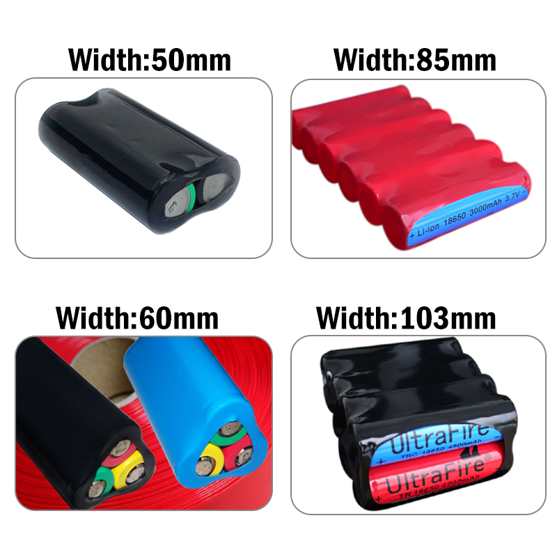Shrink Sleeve Pvc - 18650 Battery Shrink Films PVC Heat