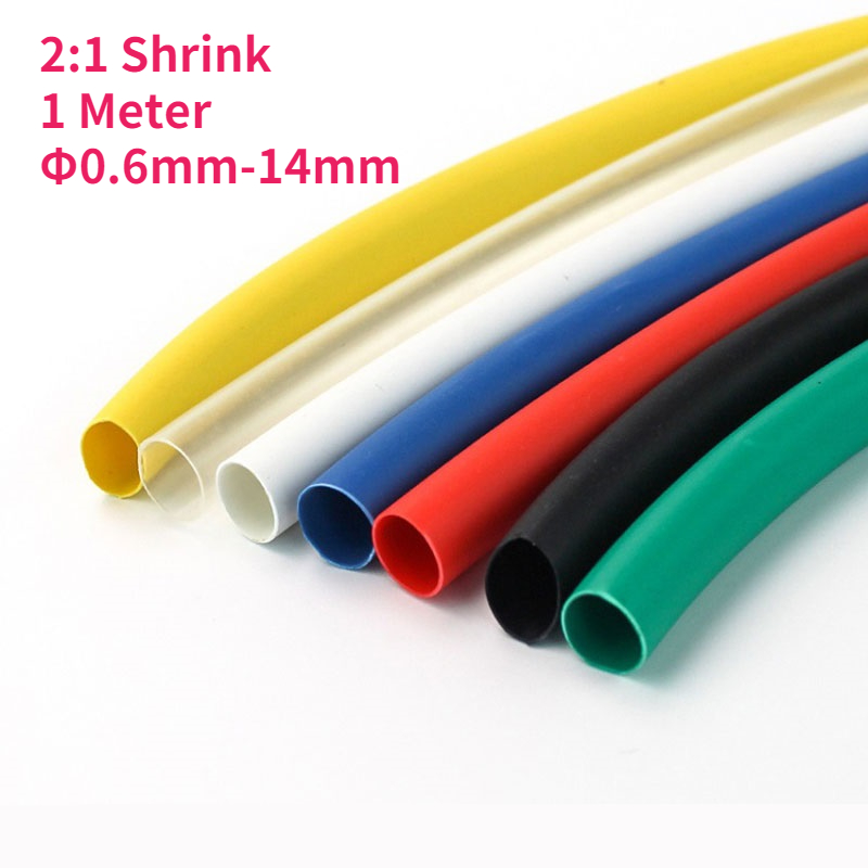 Shrink Sleeve Pvc - 1-10 Meter Heat Shrink Tube 2:1
