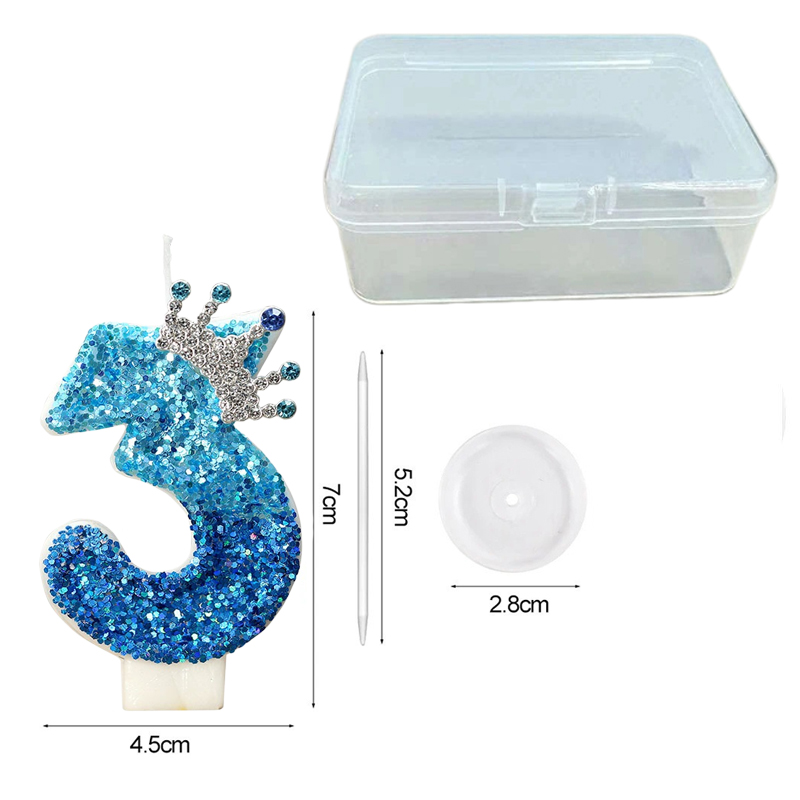Creative Peacock Blue Crown Di - Candle Supplies In review and price