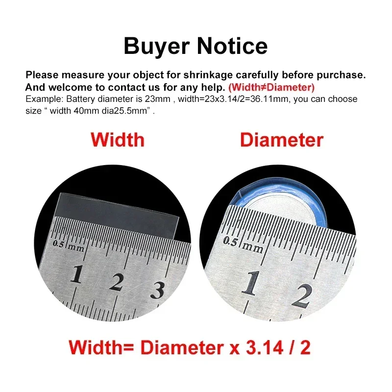 7~ 155mm Transparent PVC Heat  - Shrink Sleeve Pvc review and price