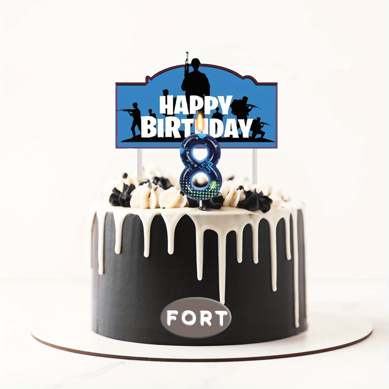 Blue Game Boy 0-9 Birthday Can - Candle Supplies Video review and price