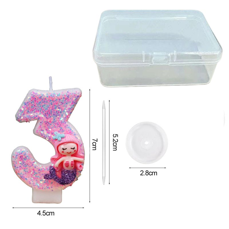Creative Pink Mermaid 0-9 Digi - Candle Supplies In review and price