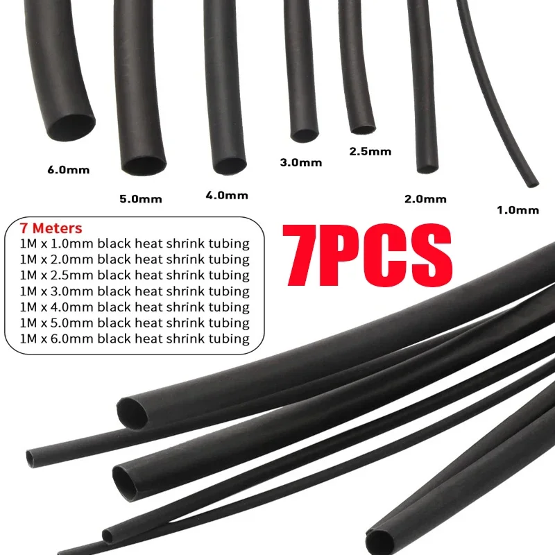 7pcs Heat Shrink Tube Kit 1-6m - Shrink Sleeve Pvc review and price