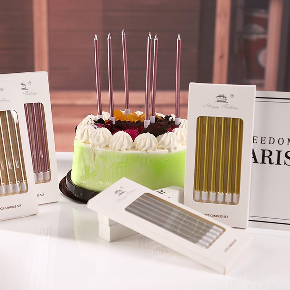 6/18pcs Metal Gold Silver Birt - Candle Supplies In review and price