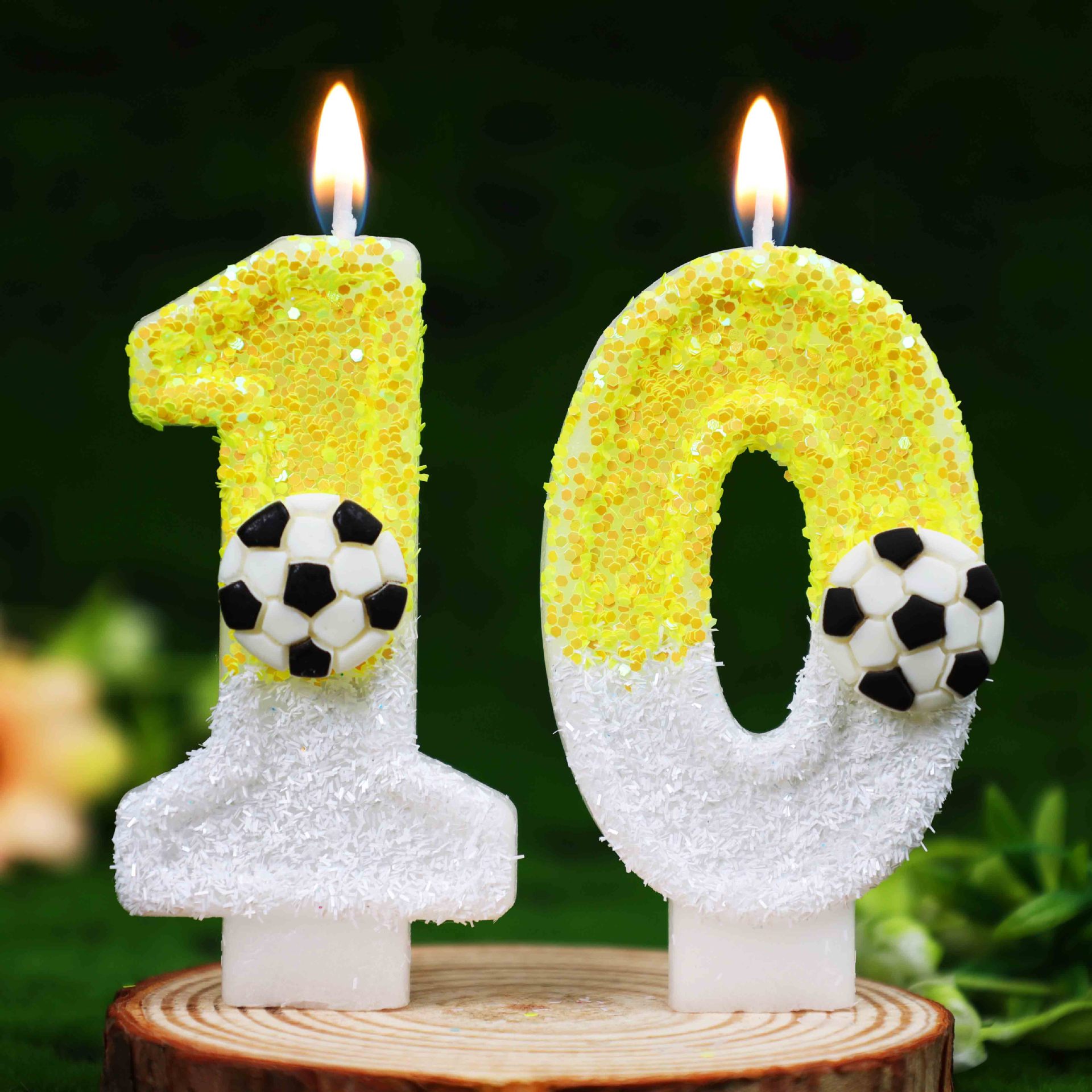 Yellow White Sequins Sports Fo - Candle Supplies In review and price