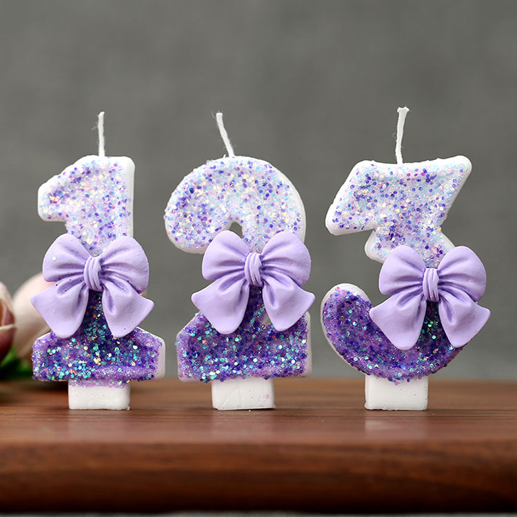 Creative Glitter Gradual Purpl - Candle Supplies In review and price