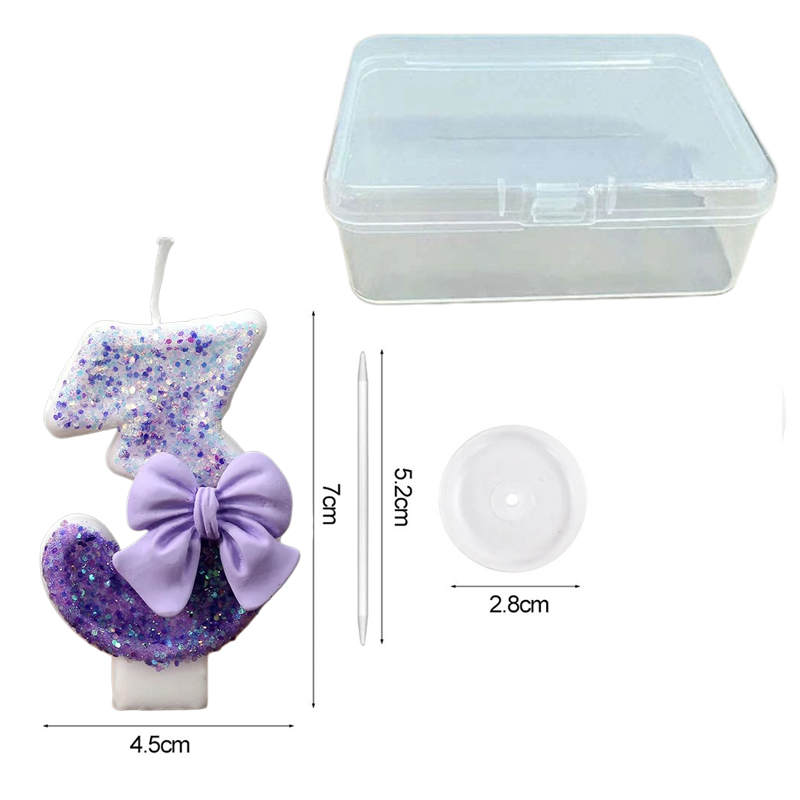 Creative Glitter Gradual Purpl - Candle Supplies In review and price