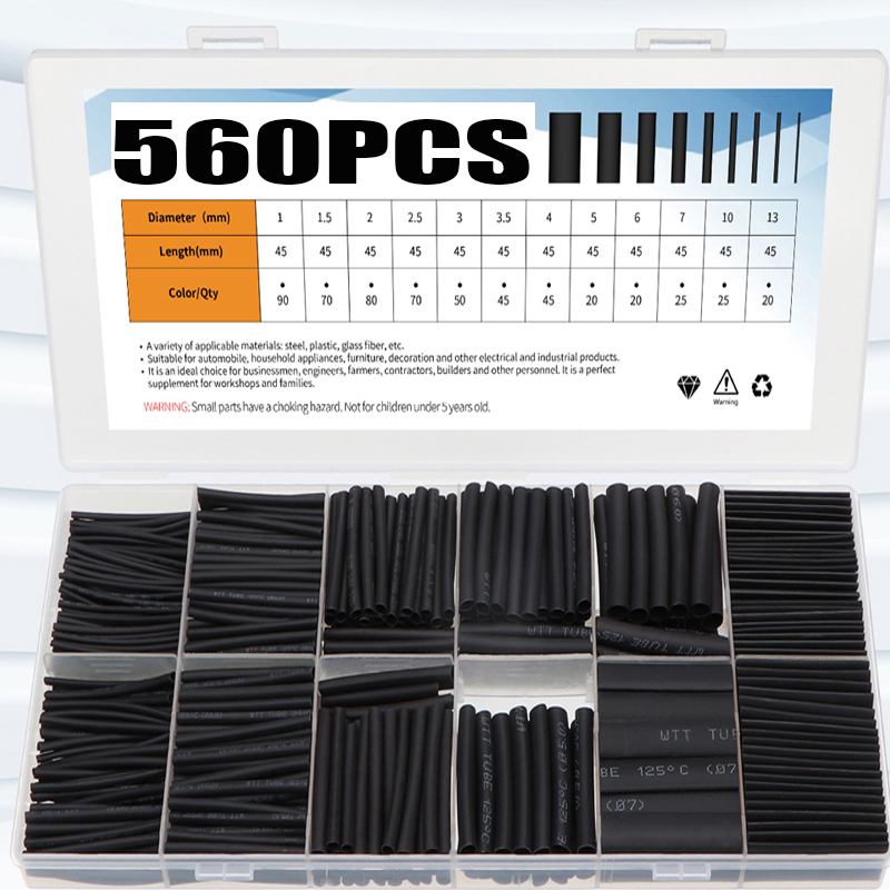 560pcs Heat-shrink Tubing Ther - Shrink Sleeve Pvc review and price