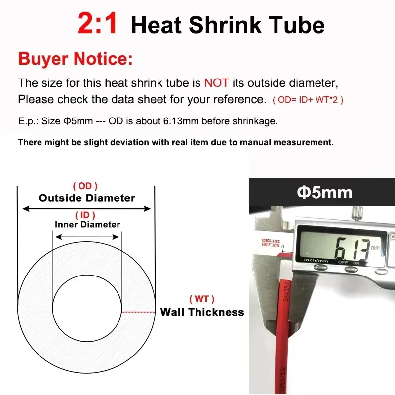 1~10m Heat Shrink Heatshrink T - Shrink Sleeve Pvc review and price