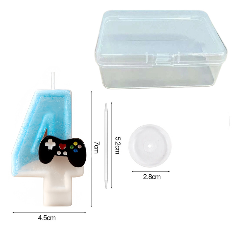 Cute Video Game Number Birthda - Candle Supplies Video review and price