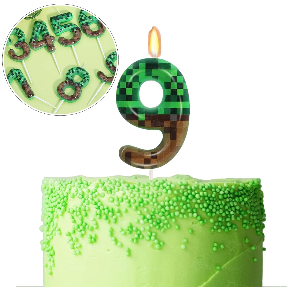 Miner Birthday Candles Birthda - Candle Supplies Video review and price