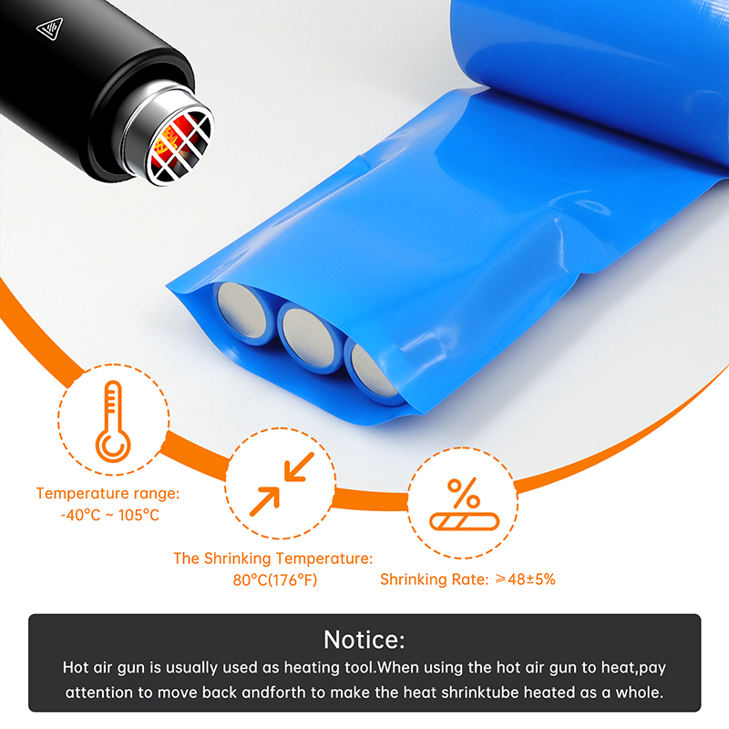 1/5m PVC Heat Shrink Tube Blue - Shrink Sleeve Pvc review and price